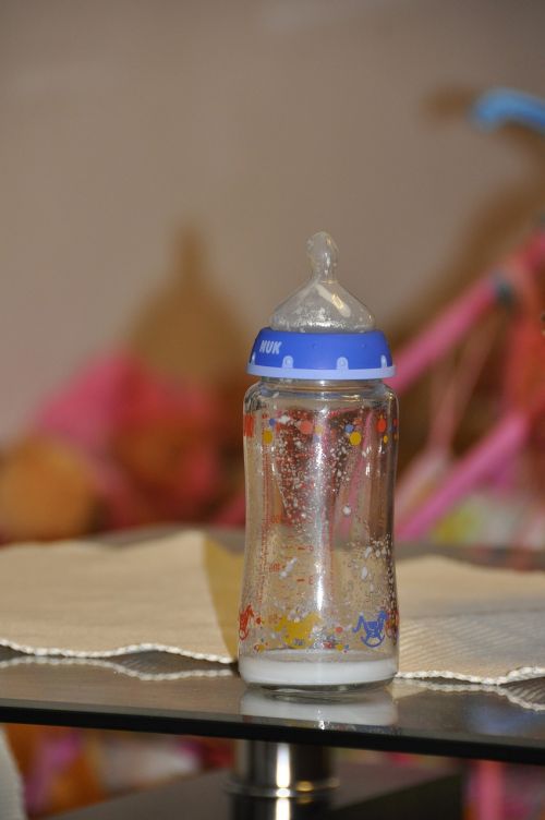 empty vials baby bottle