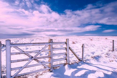 england landscape snow