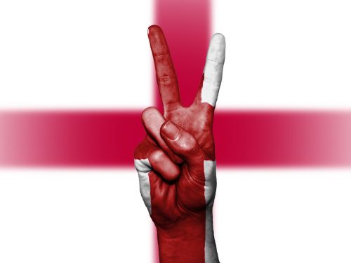 england peace hand