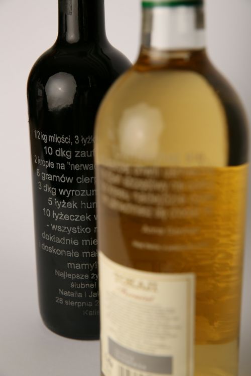 engraving on glass dedications bottle