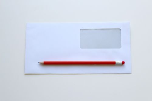 envelope pencil office