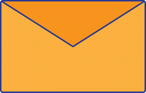 envelope orange mail