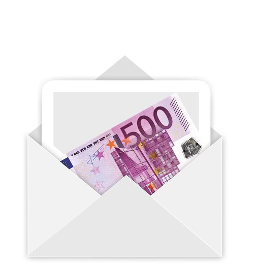 envelope  money  euro
