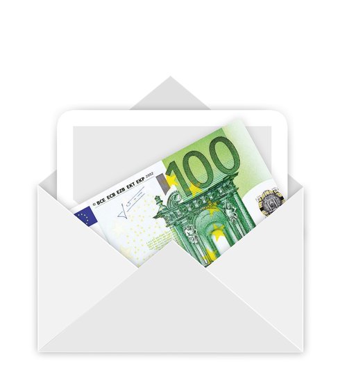 envelope  money  euro