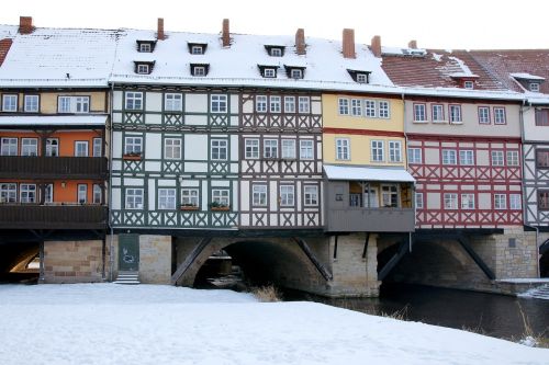 erfurt bridge houses truss