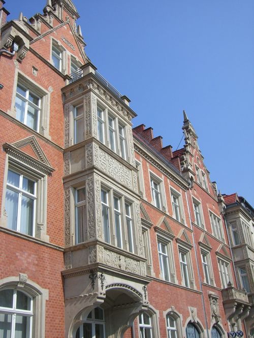 erfurt facade historically