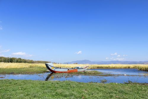 erhai lake in yunnan province kunming