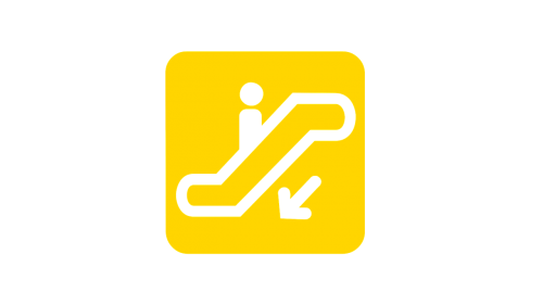 escalator symbol note