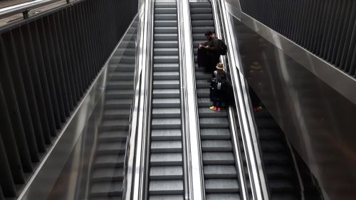 escalator up modern