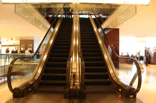 escalator stairway staircase