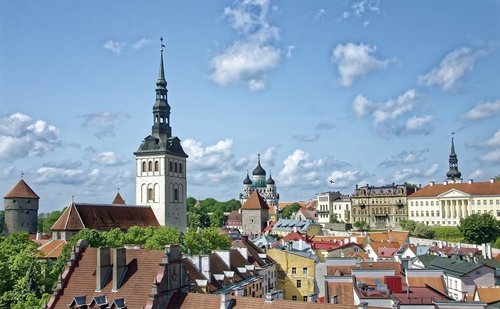 estonia  tallinn  historic center