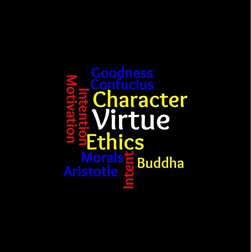ethics wordcloud virtue