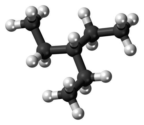 ethylpentane molecule chemistry