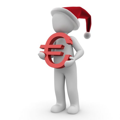 euro money christmas