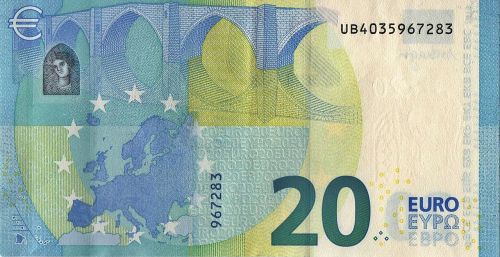 euro money banknote