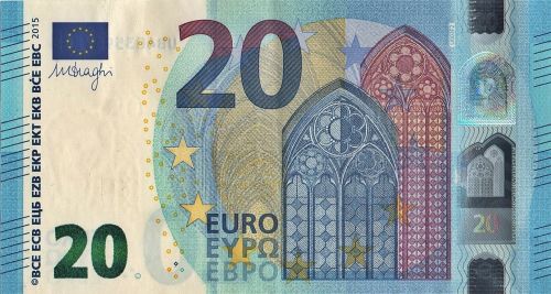 euro money banknote