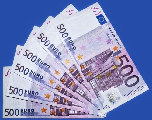 euro bank note 500 euro