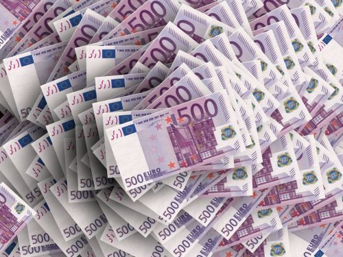 euro stack money