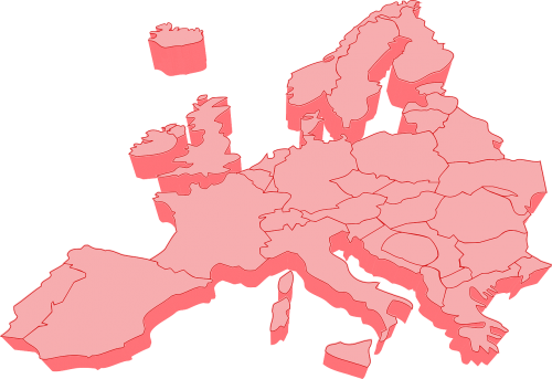 europe countries map