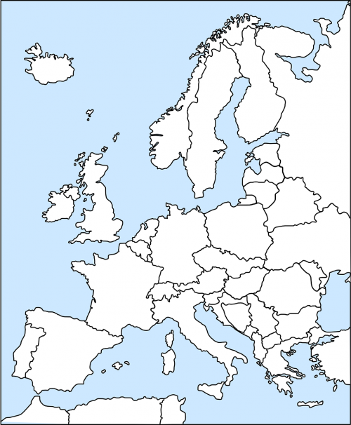 europe map western
