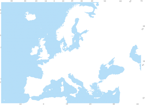 europe map ocean