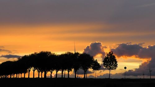 evening sunset landscapes