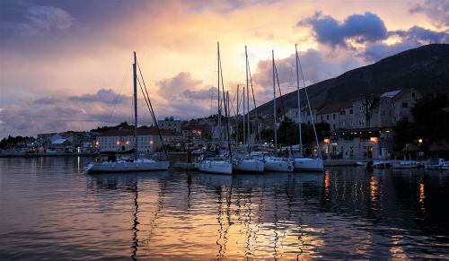 evening sunset sailing