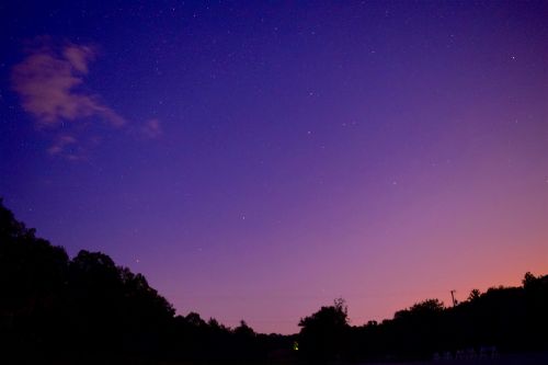 evening sky cloud