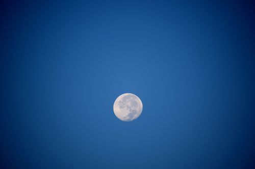 evening sky moon