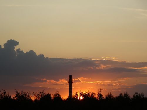 evening sky sunset