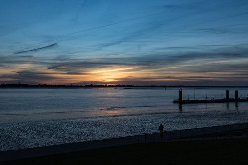 evening  sunset  abendstimmung