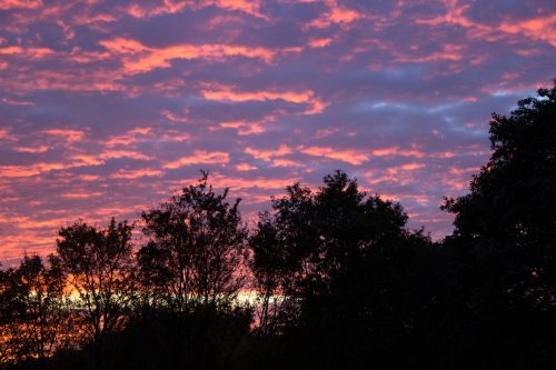 evening sky mood sunset