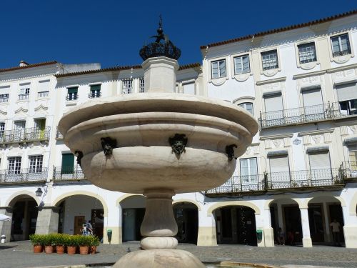 evora portugal old town