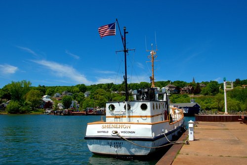 ex-army tug transport shenehon  research  vessel