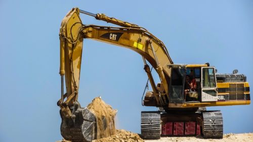 excavator heavy machine equipment