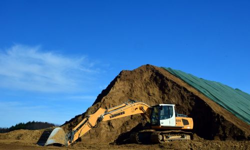 excavators clay open pit mining