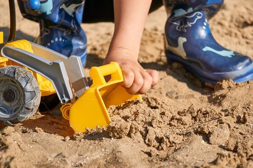 excavators  sand  loading