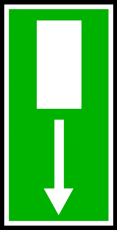 exit signs symbols
