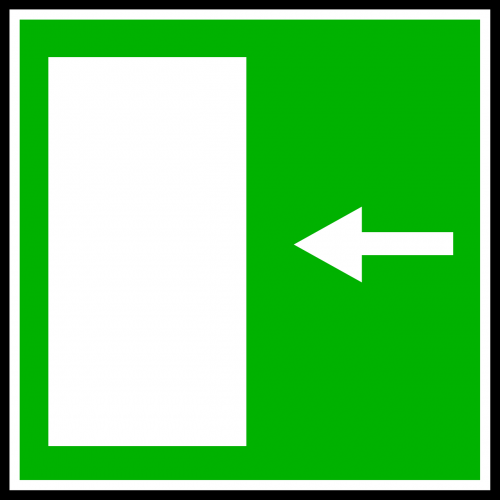 exit signs way