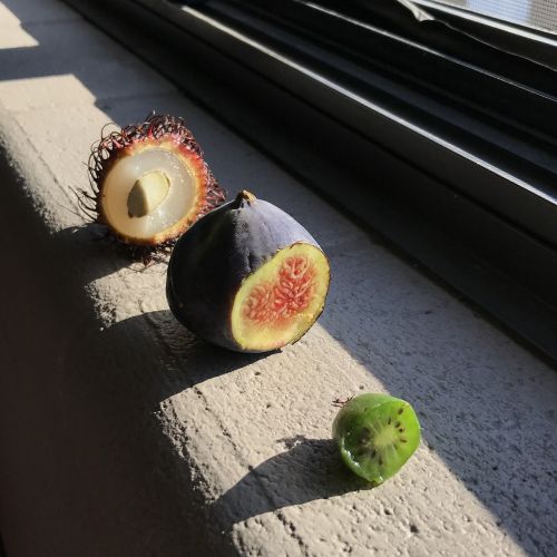 exotic fruit fig kiwi