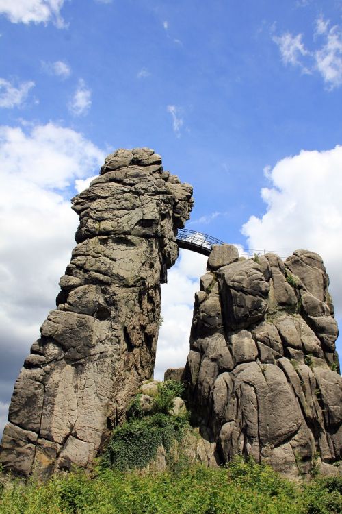 externsteine rock teutoburg forest