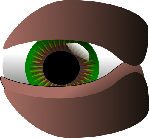eye iris green