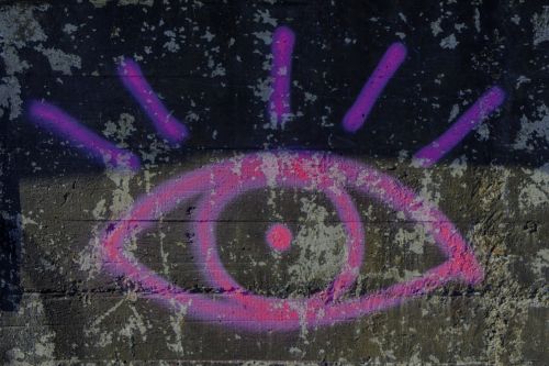 eye art street art