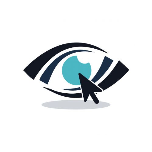 eye isolated logo