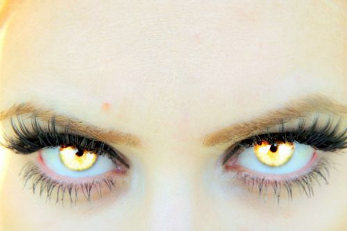 eye yellow vampire