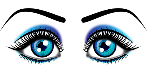 eyes blue woman