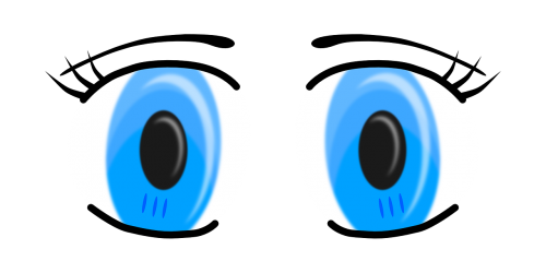 eyes blue female