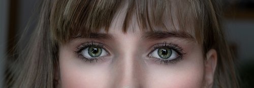 eyes  green  close up
