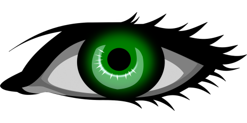 eyes green pupil