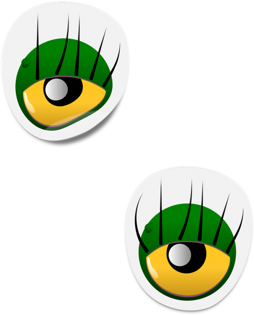 eyes sticker monster